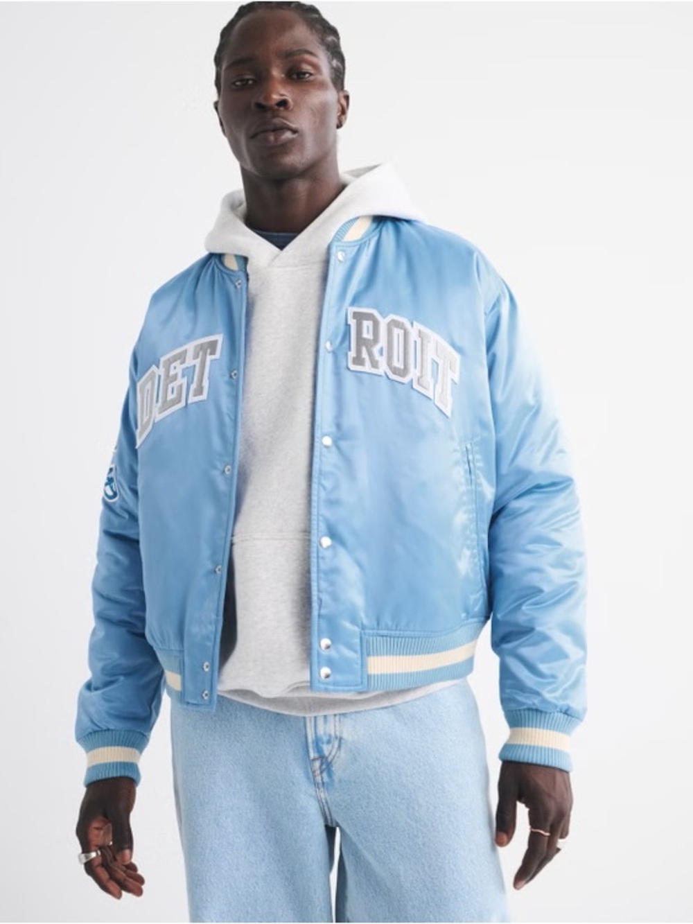 Detroit Lions Varsity Bomber Jacket